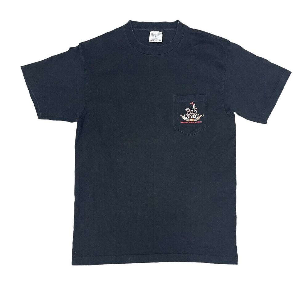 Vintage Men's L Single Stitch 1999 Bike Week Daytona Beach Bad lands